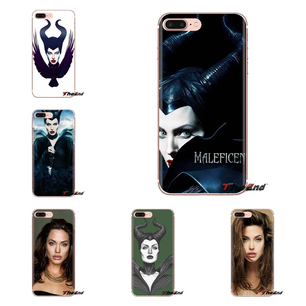 Чехол для мобильного телефона Xiaomi Redmi 4 3 3S Pro mi 4i 4C 5 5s Max Note 2 Angelina Jolie Maleficent horns |