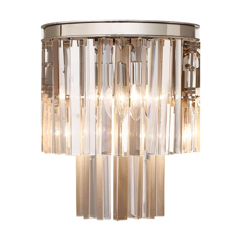 

Простой ретро Хрустальный настенный светильник В индустриальном стиле для спальни гостиной настенный светильник для коридора настенный с...