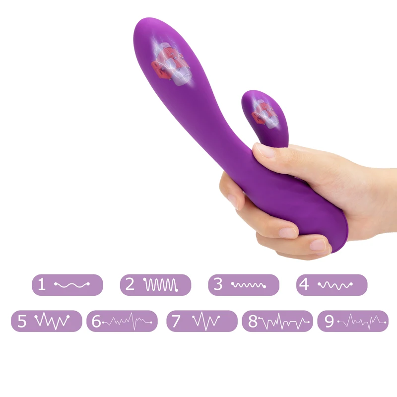 9 скоростной Вибратор Кролик массажер для пениса Силиконовый водонепроницаемый