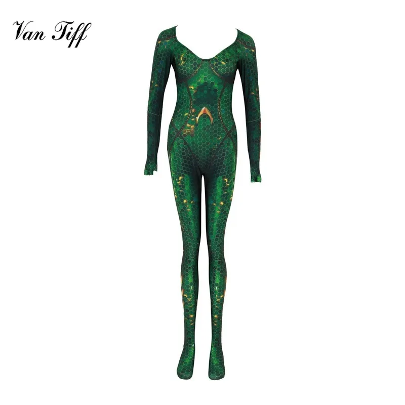 Комбинезон Aquaman Mom Atlantis Zentai комбинезон из спандекса и полиэстера костюм для