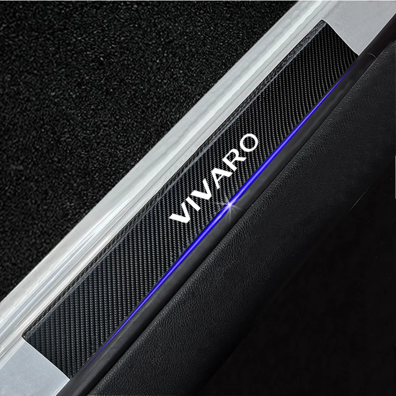 4 предмета в комплекте для Опель углеродного волокна автомобиль Накладка порога