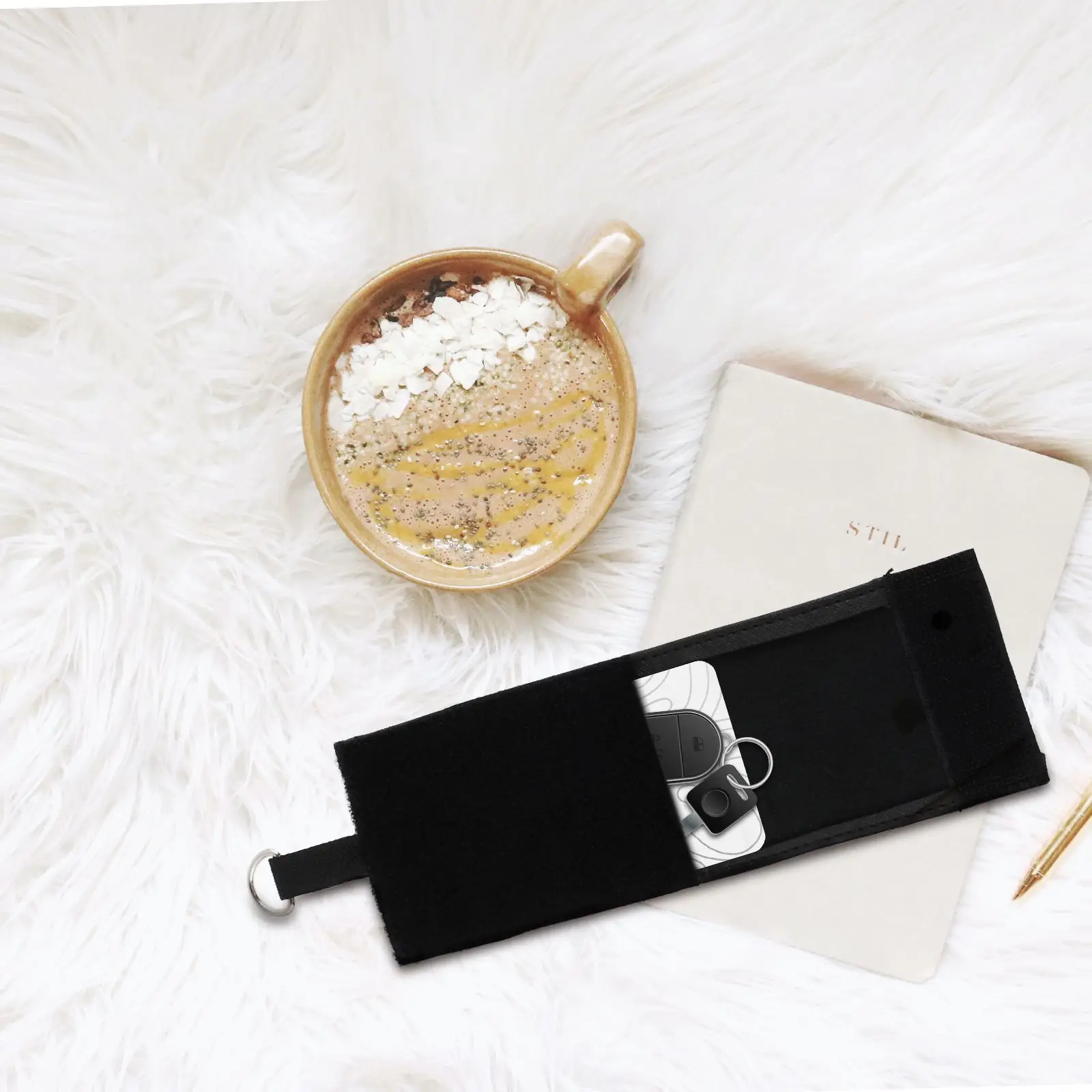 

Outdoor Key Chain Storage Bag Convenient Storage Bag Key Chain Card Storage Case