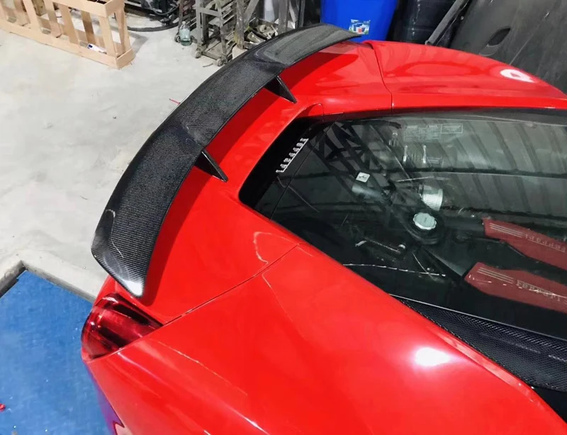 Заднее крыло из углеродного волокна для Ferrari 488 задний спойлер из углеродного волокна для Ferrari 488 spider для Ferrari 488 GTB задний спойлер