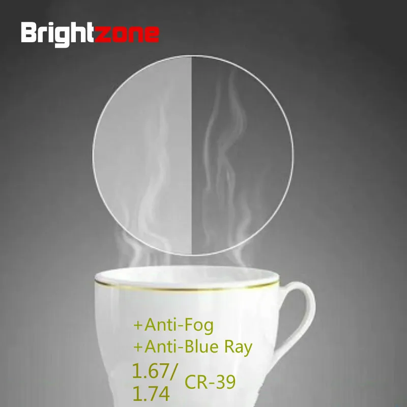 Brightzone 1 67 74 антибликовыми свойствами светильник Анти туман CR 39 смолы линз