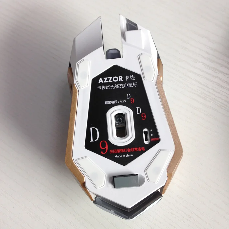 

Rechargeable Wireless Gaming Mouse 7-color Backlight Breath Comfort Gamer Mice For Computer Desktop Laptop NoteBook PC