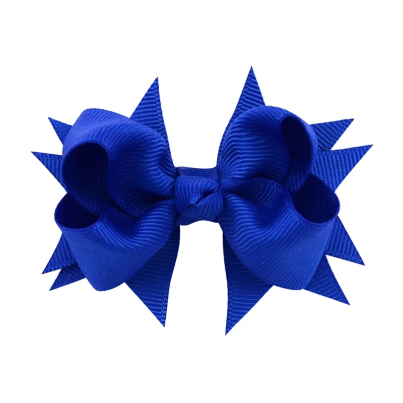 

W3JF 10pcs Grosgrain Ribbon Boutique Bows Alligator Hairpin Clip For Teens Baby Girls