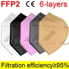 Маска для лица ffp2 с фильтром fpp2, одобренная CE FFP2mask KN95, противопылевая маска, респиратор, вентиляция