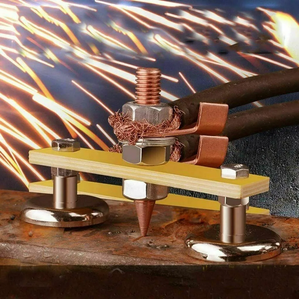 Сварочный зажим с двойным магнитом Мощное всасывание держатель для сварки