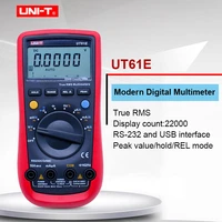 trus rms digital multimeter uni t ut61eac dc voltage current ohm metercapacitance frequency diode resistance testerpc connect