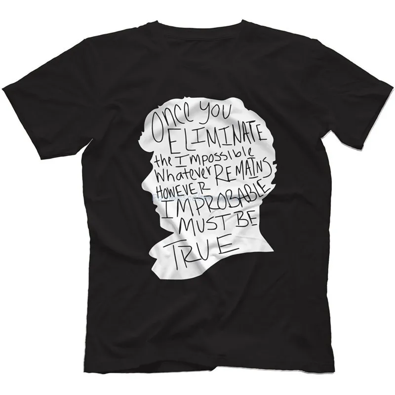 Футболка по мотивам Шерлока Холмса 100 хлопок Бенедикт камбербатч Moriaty летняя