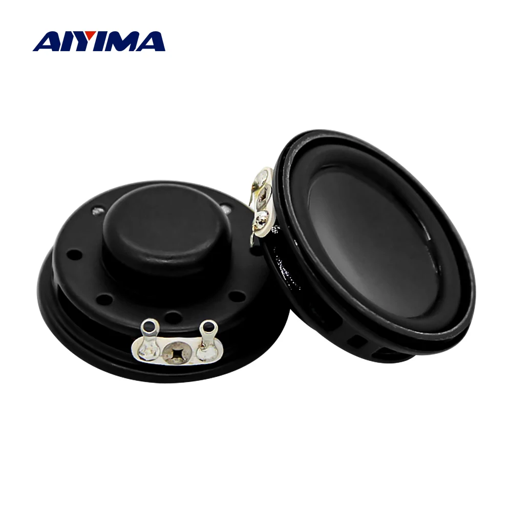 

AIYIMA 2Pcs 1.4 Inch Home Theater Loudspeaker Full Range Multimedia Music Speakers 4 Ohm 3W Ultra-thin Magnetic Mini Speaker