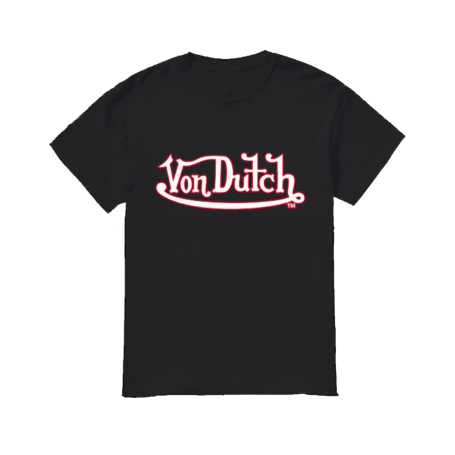 

2021Von Dutch Logo Black T-shirt for Men And Women Size S-6XL 100%Cotton