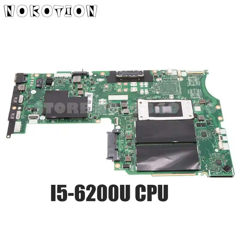 

NOKOTION для Lenovo ThinkPad L470 Материнская плата ноутбука SR2EY I5-6200U процессор DDR4 01YR778 01YR779 DL470 NM-B021 основная плата