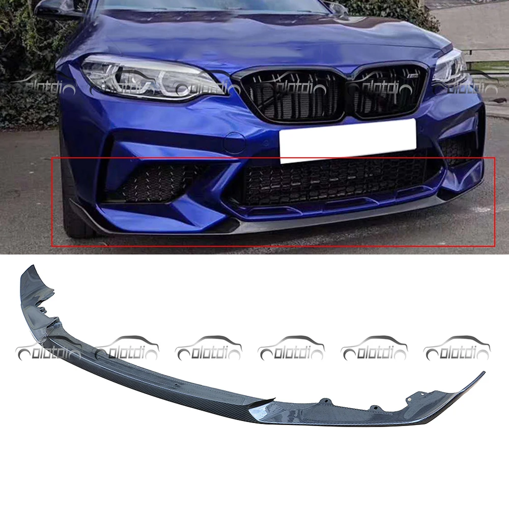 for BMW M2C M2 Competition Car Tuning Carbon Fiber Front Lip Bumper Spoiler Splitter | Автомобили и мотоциклы