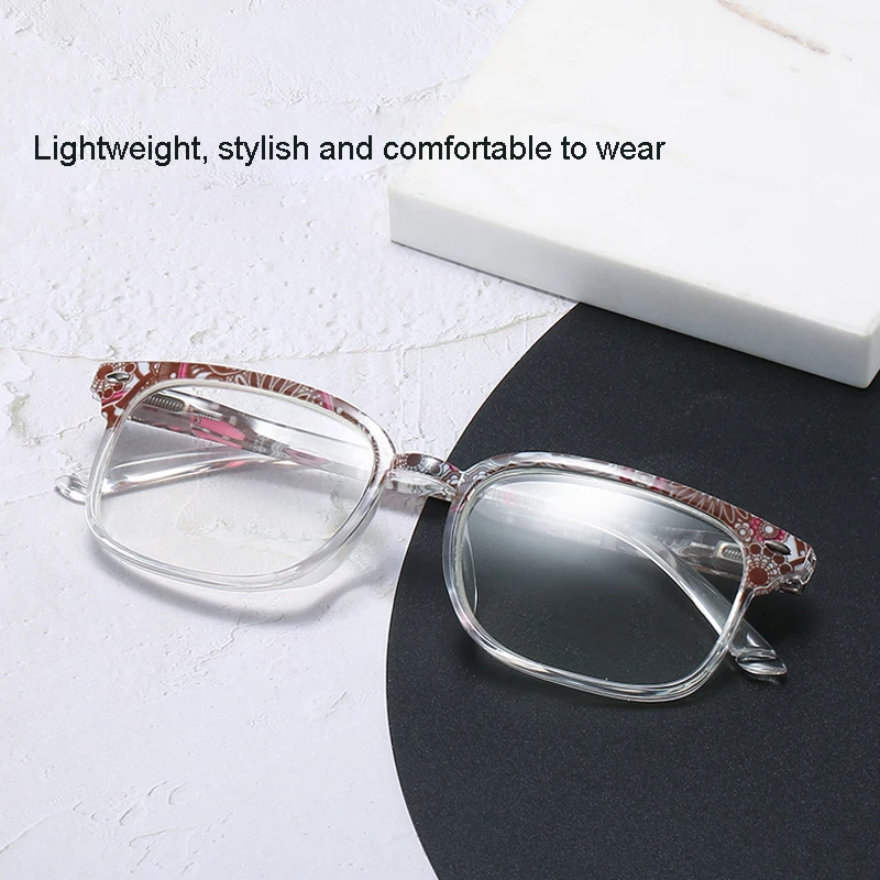 

Женские очки для чтения с защитой от синего света, модные очки с леопардовым принтом, оправа с HD-линзами, мужские очки, элегантные удобные оч...
