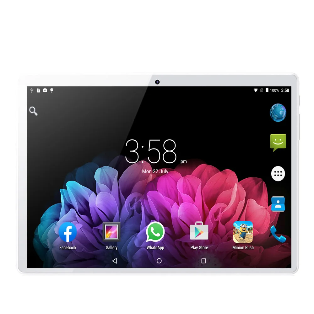 10-дюймовый планшетный ПК четырехъядерный Android 6 0 сертификат CE WiFi Bluetooth 3G