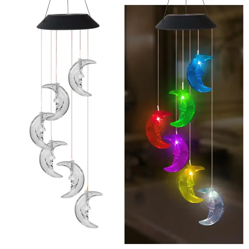 Светодиодный светильник на солнечной батарее уличный подвесной в стиле бабочки