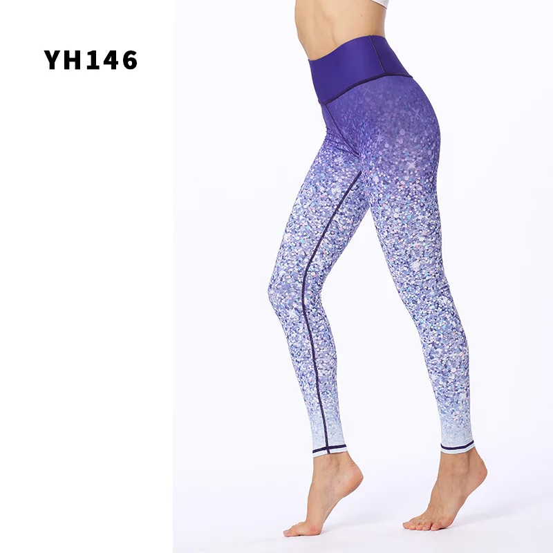 

Sben High Quality Leggings Women Print Tracksuit Pants High Waist Stretch Workout Pants Fitness Gym Clothes Sportwear