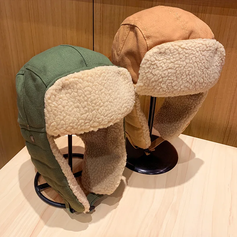 

High Quality Winter Thermal Bomber Hats For Men Women Russia Ushanka Hat Warm Faux Fur Earflap Snow Caps Windproof Ski Cap