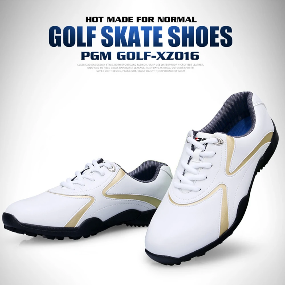 Мужские Нескользящие кроссовки для гольфа из кожи | Спорт и развлечения