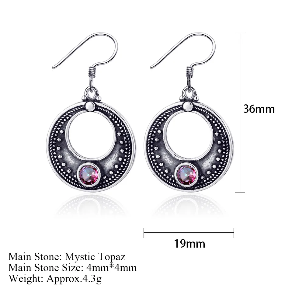 Женские серьги-подвески GUYINKU этнические серьги из стерлингового серебра 925 пробы