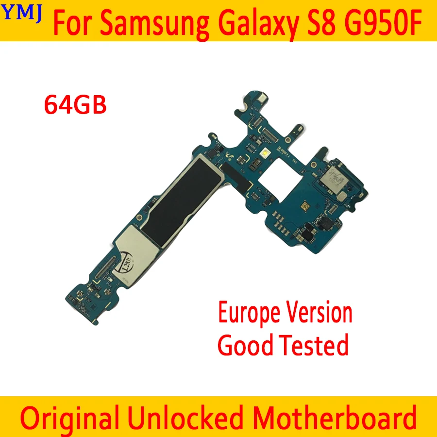 

For Samsung Galaxy S8 G950F Motherboard 64GB, EU Version Original unlocked for Galaxy S8 G950F Mainboard with Android System