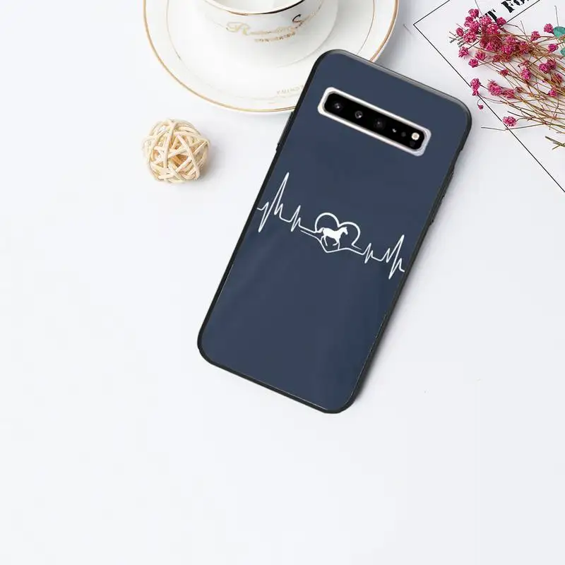 

Horse Pony Horse Heartbeat Phone Case case coque samsung galaxy S7 S8 S9 S10e S20 PLUS Note 10 Pro PLUS LITE NOTE 20 UITRA