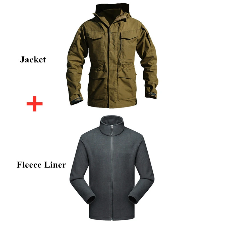 Обновление M65 куртка штормовка для девочек + прокладочным холстом из овечьей