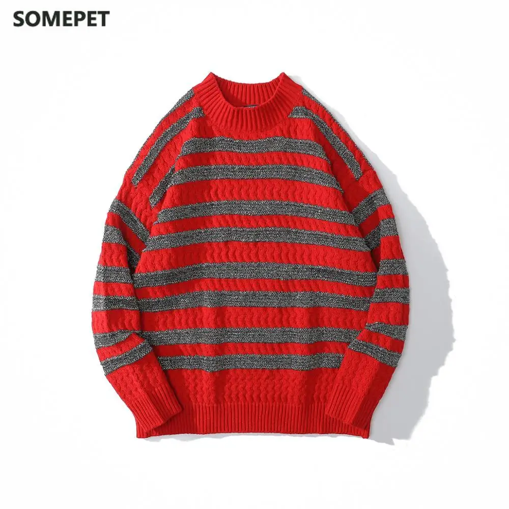 Черно Красный Свитер В Полоску Купить