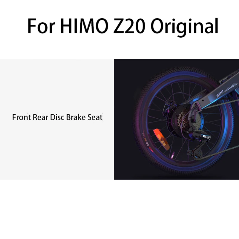 

Bicycle Front Rear Disc Brake Seat Parts For HIMO Z20 E-Bike Speed Clip Dual Piston Mechanical Disc Brake Set Accessories
