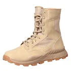 Ботинки мужские сетчатые для тренировок, ультралегкие износостойкие дышащие уличные ботинки, Нескользящие, в стиле милитари, для походов и скалолазания, тактическая обувь, летние