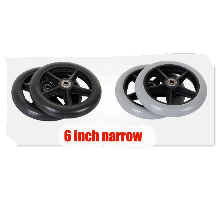 6/7/8 дюймов переднее колесо для инвалидной коляски аксессуары 6 7 8 универсальное