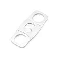 portable stainless steel cigar cutter comfortable grip double blade cigars scissors cigar accessories
