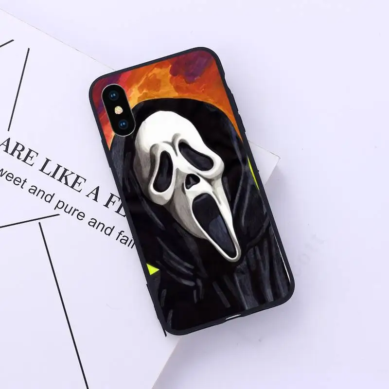

Scream Ghostface horror movie Phone Case for iPhone 11 12 pro XS MAX 8 7 6 6S Plus X 5S SE 2020 XR