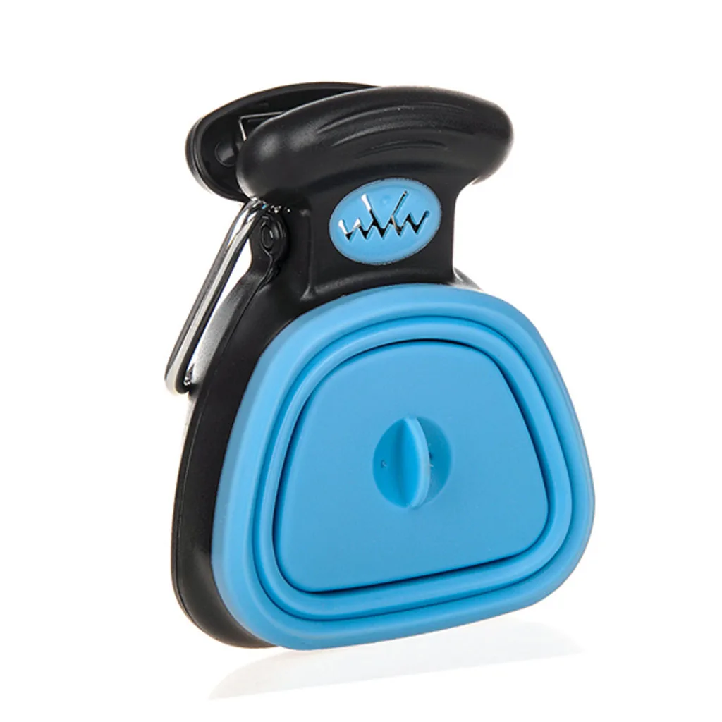 Портативный совок для сбора экскрементов питомцев складной Открытый