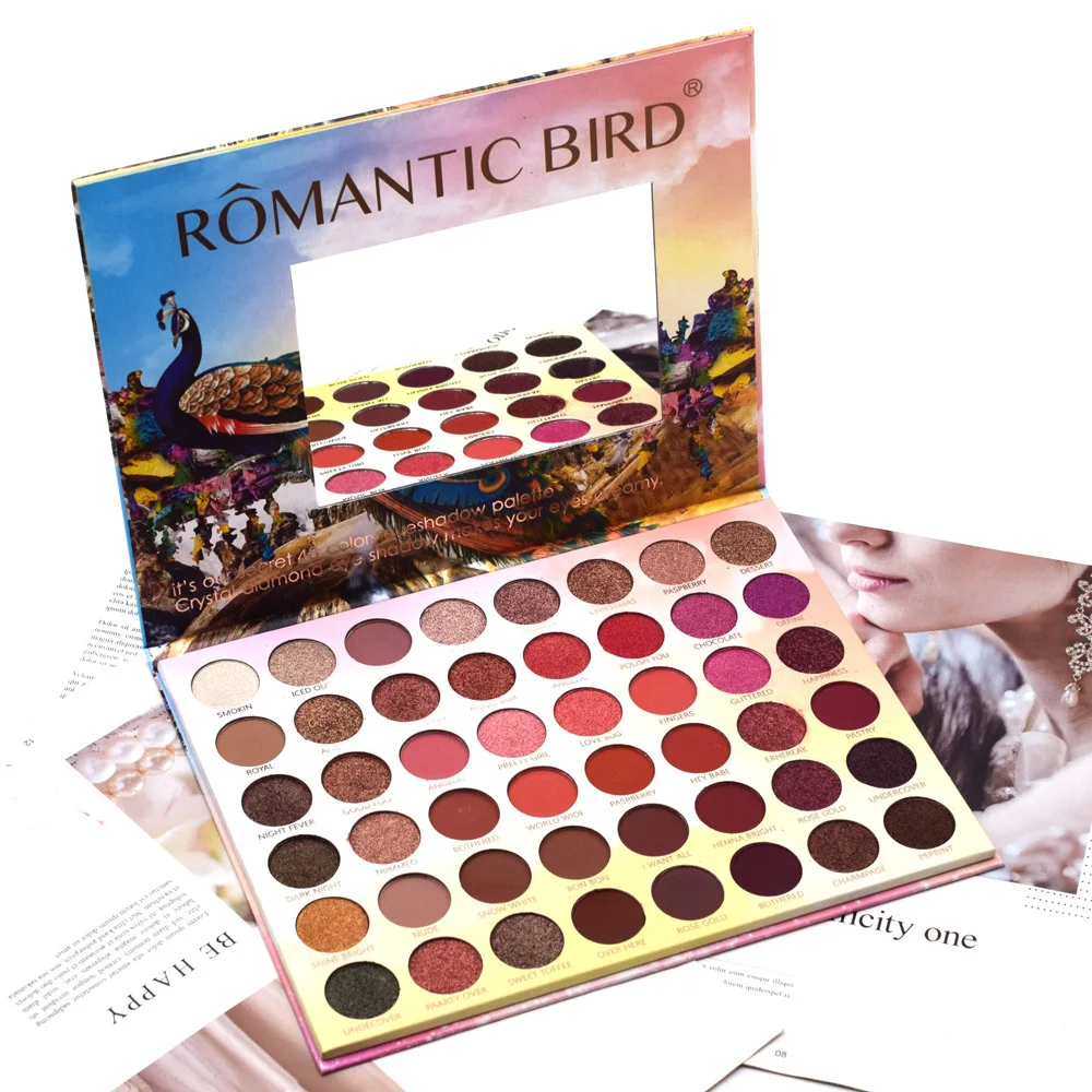 48 цветов s модные тени для век Палитра матовые блестящая палитра на День святого
