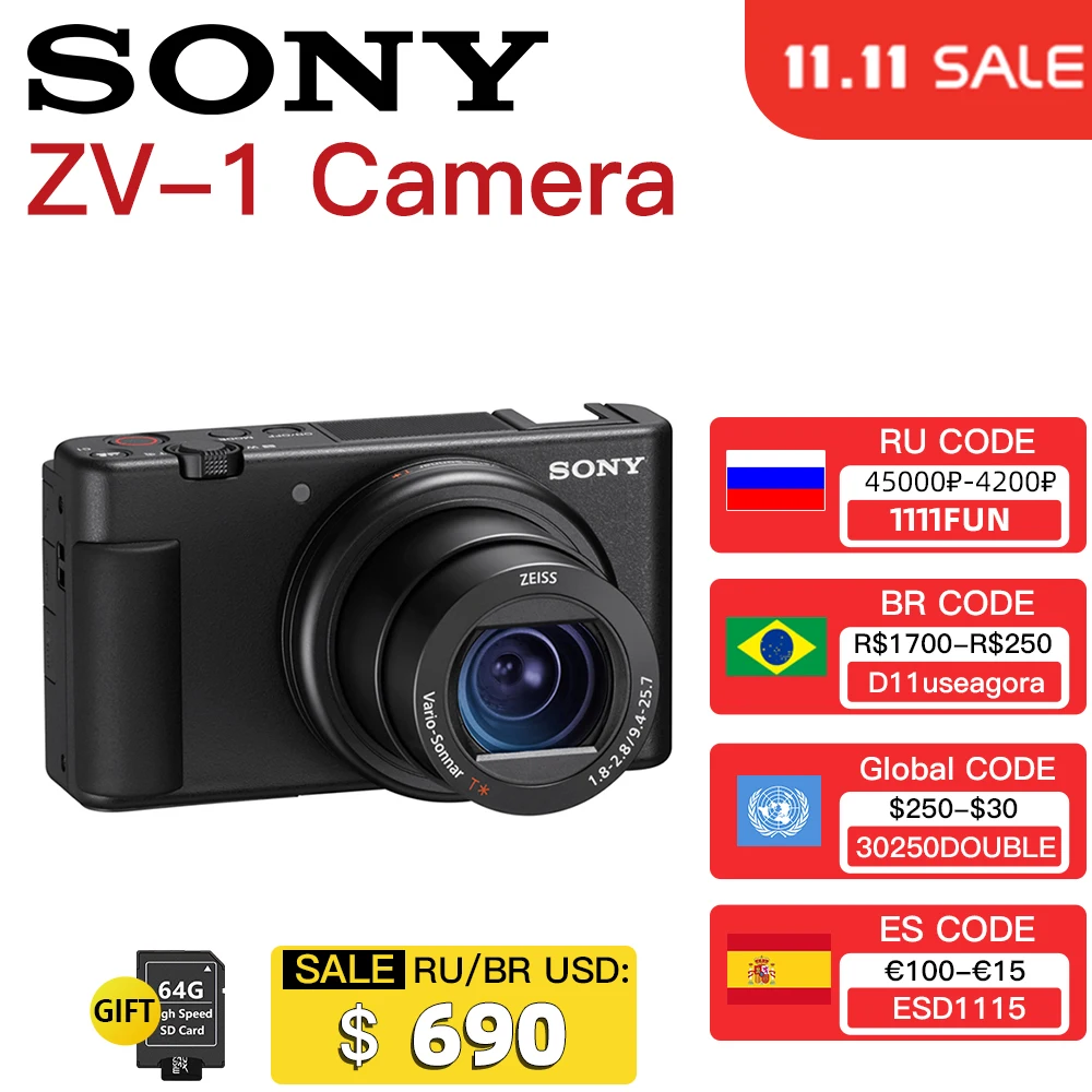 

Sony ZV-1 камера для создания контента sony zv1
