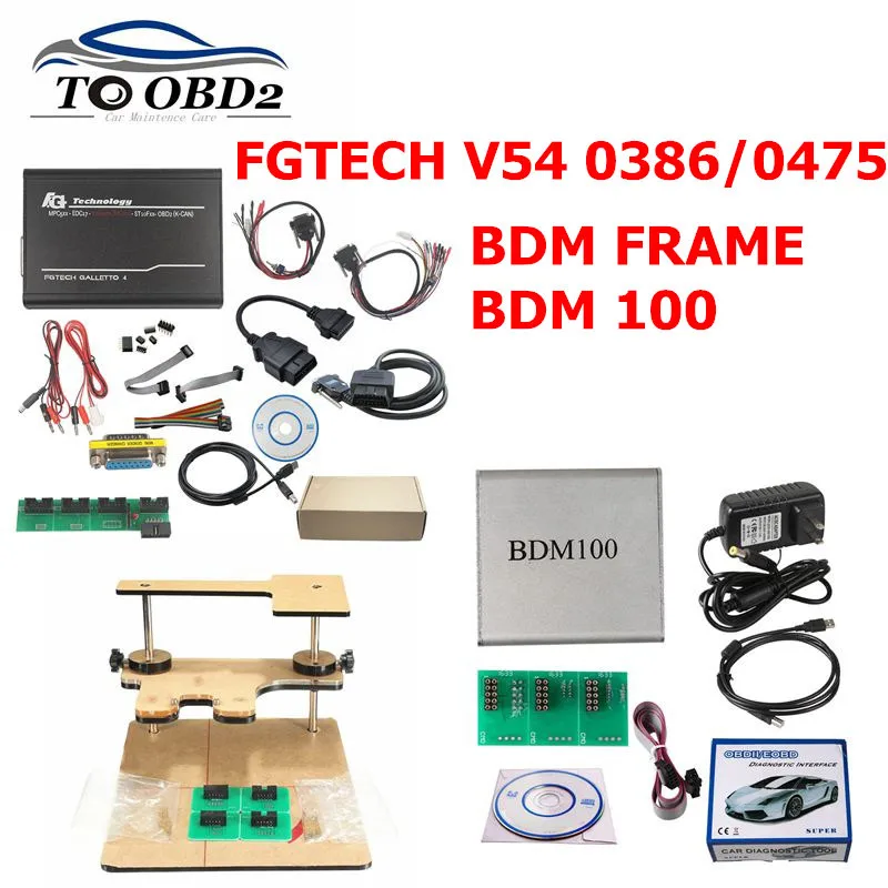 ECU чип-тюнинг Инструмент FGTECH Galletto 4 V54 автомобиль грузовик V1255 BDM100 ECU программист BDM РАМА тестирование джиг для BDM100 fgtech чип