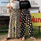 Брюки женские с цветочным принтом, винтажные праздничные штаны в стиле бохо, эластичные широкие брюки с завышенной талией, повседневные размера плюс, на лето