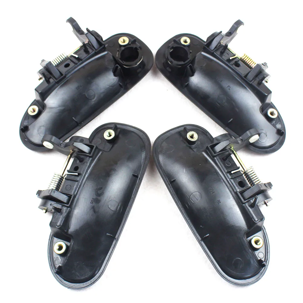 Передняя задняя левая правая Черная наружная дверная ручка LARBLL для Honda Civic EK3 1996