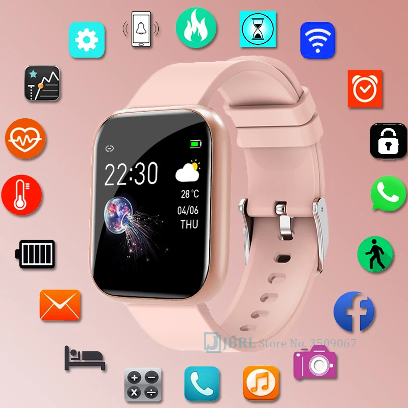 

Спортивные силиконовые смарт-часы для женщин и мужчин Смарт-часы для Android IOS Водонепроницаемый Фитнес-трекер Браслет электронные смарт-часы