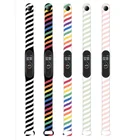 Ремешок силиконовый для Xiaomi Mi Band 5 6 Band 43, ТПУ Браслет для xiaomi Mi band5 mi band4 Mi Band 5