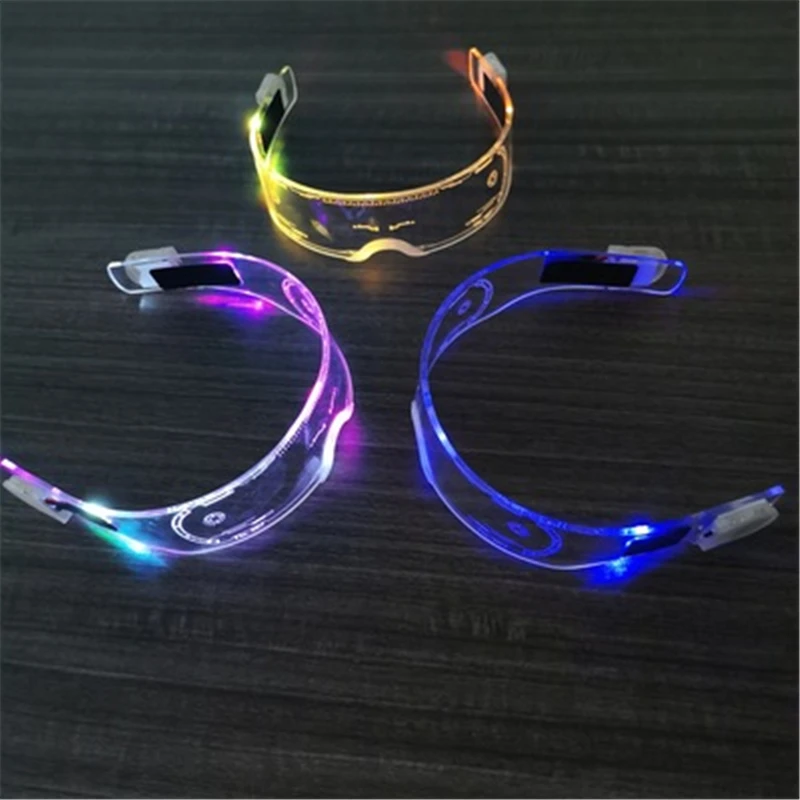 

Christmas LED Luminous Glasses Electronic Visor Glasses Festival KTV Bar Party Performance Adult Children Gifts Christmas Decor