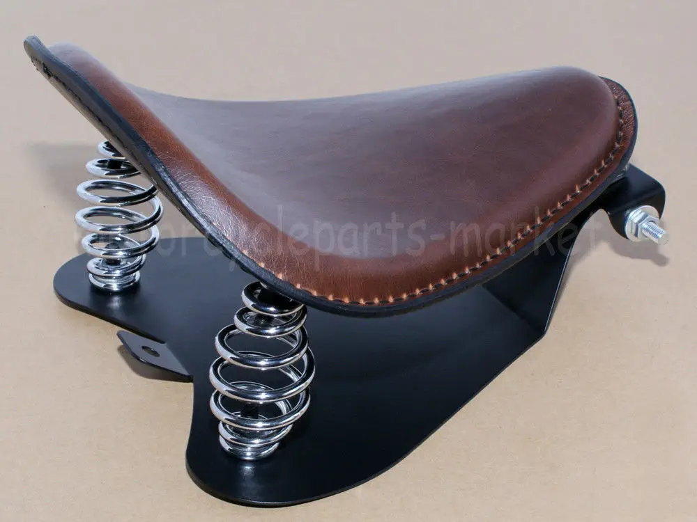 Коричневые мотоциклетные Solo место для крепления на руке пружинное сидение седло