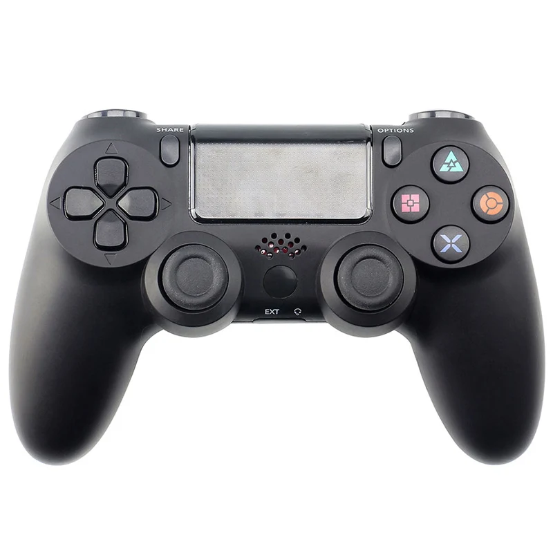 Black Беспроводной пульт управления Bluetooth для sony PS4 Геймпад игровые устройства с джойстиком для PS3 консоль для Win 7/8/X - Цвет: Black