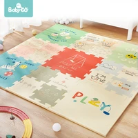babygo puzzle baby play mat xpe foam waterproof 2cm thickened childrens carpet crawling pad living room activity floor mat