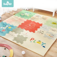 BabyGo Puzzle Детский игровой коврик XPE пена водонепроницаемый 2 см утолщенный Детский ковер ползающий коврик для гостиной подвижный напольный коврик