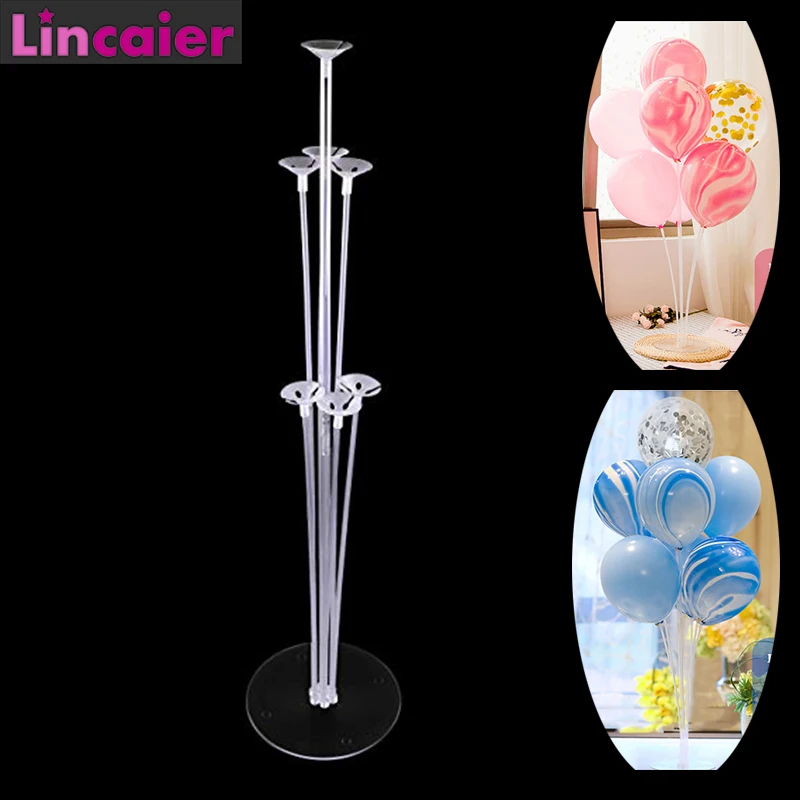 

1Set 7 Tubes Balloon Stand Holder Accessories Birthday Party Decorations Kids Boy Girl Baby Shower Babyshower Adult Wedding