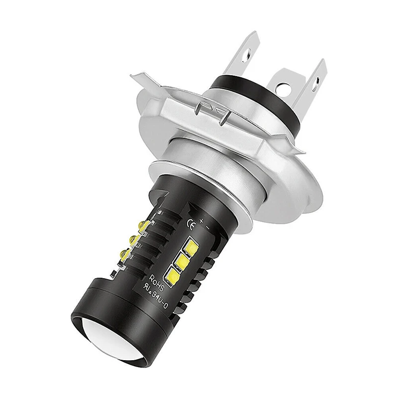 

DC 12V-24V Car Lights H4 Pure White Replacement Headlight High/Low Beam