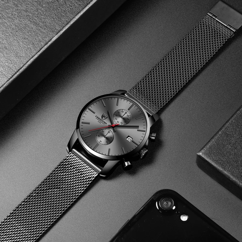 Reloj Hombre 2019 CHEETAH спортивные модные мужские часы montre homme хронограф календарь Мужские